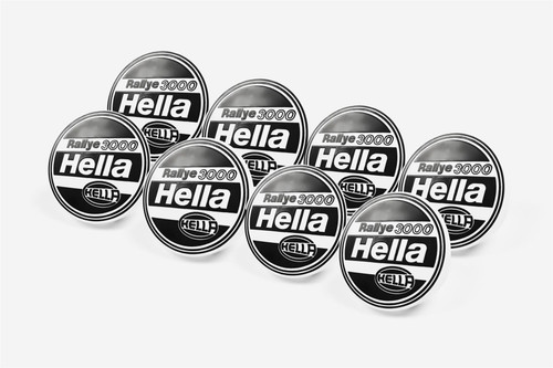 Hella Rallye 3000 front spotlight headlight cap cover x8