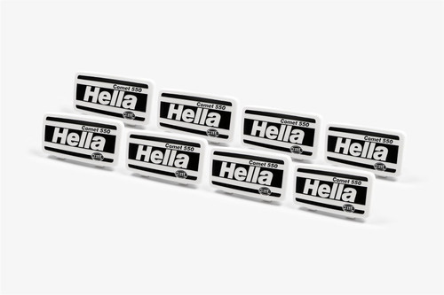 Hella Comet 550 front spot lights headlights cap 19.7cm x 10.2cm x8