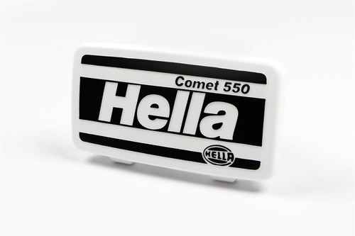 Hella Comet 550 front spot lights headlights cap 19.7cm x 10.2cm x2