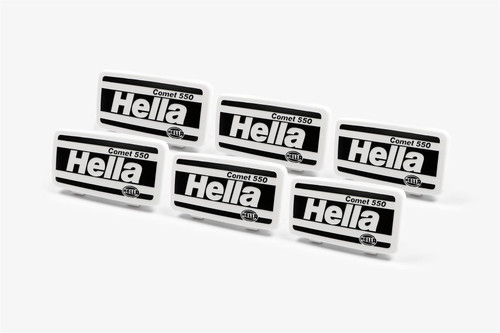 Hella Comet 550 front spot lights headlights cap 19.7cm x 10.2cm x6