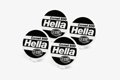 Hella Comet 500 front spot lights headlights cap 16.7cm x4
