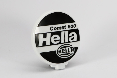 Hella Comet 500 yellow spotlight set with bulbs and mounting kit