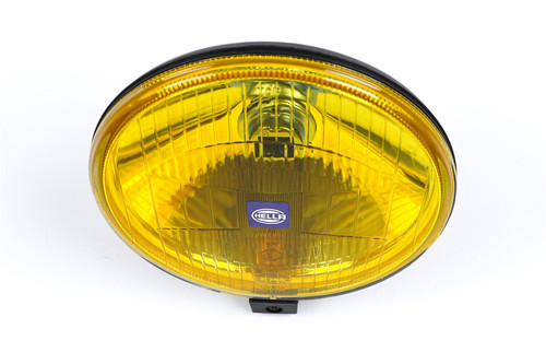 Hella Comet 500 yellow spotlight set with bulbs and mounting kit