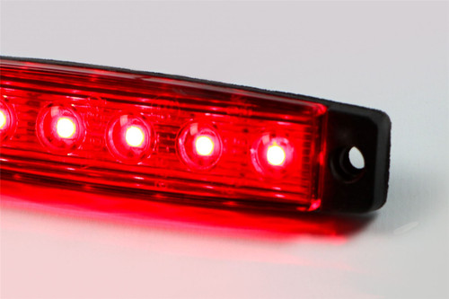 LED red universal side marker light