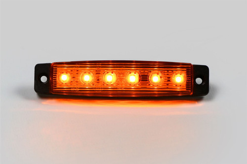 LED orange universal side marker light