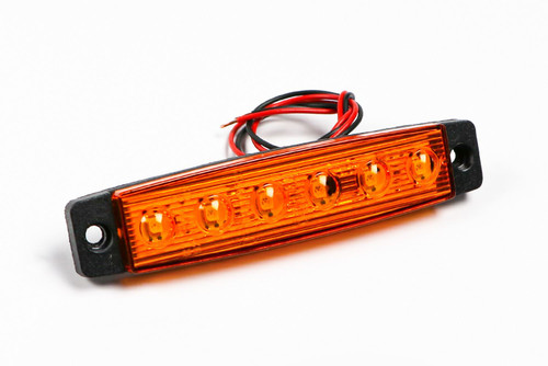 LED orange universal side marker light