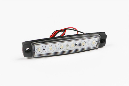 LED white universal side marker light