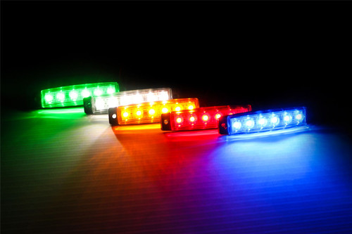 LED white universal side marker light