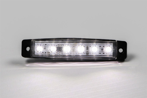 LED white universal side marker light