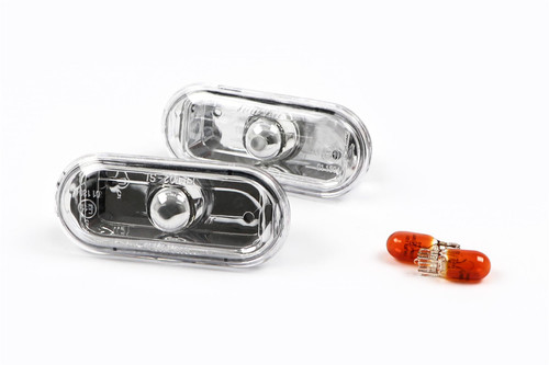 Side indicators set crystal clear with bulbs Ford Fusion 02-12