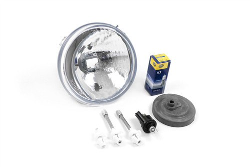 4 3/4" 120mm Hella universal inner spotlight full high beam set with bulb and cap