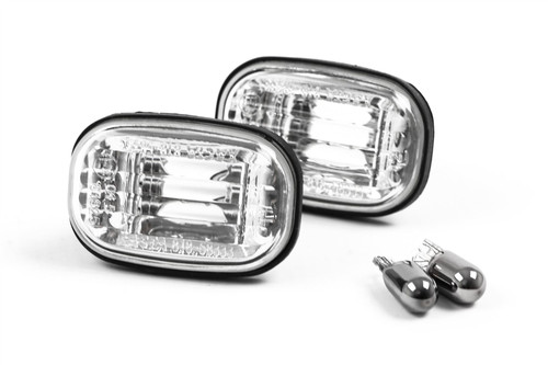 Side indicators set chrome with bulbs Toyota RAV4 MK2 00-05