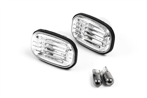 Side indicators set chrome with bulbs Toyota RAV4 MK2 00-05