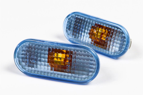 Side indicators set blue VW Bora 98-05