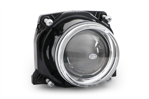 Kit car hot rod bike Hella 90mm low high dipped main beam projector headlight