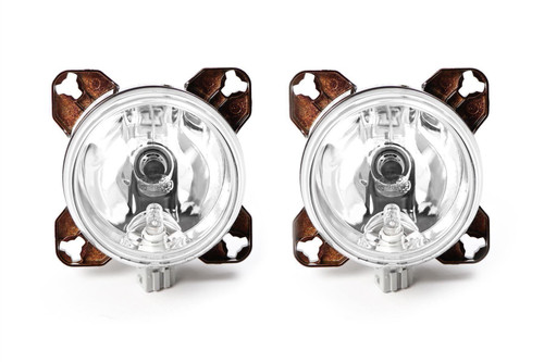 Hella 90mm main beam sidelight H7 headlight set with bulb and fixing kit Morette VW Golf MK4 98-04