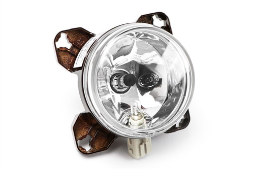 Hella 90mm main beam sidelight H7 headlight set with bulb and fixing kit Morette VW Golf MK4 98-04