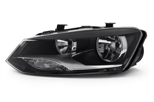 Headlight twin reflector left VW Polo 09-14