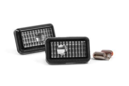 Side indicator set crystal smoked Audi 100 82-94