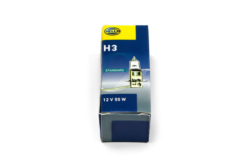 Hella Comet 500 spotlight clear with cover bulb and mounts