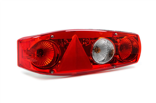 Rear light left caravan triangular reflector with fog Hella Caraluna II Trailer