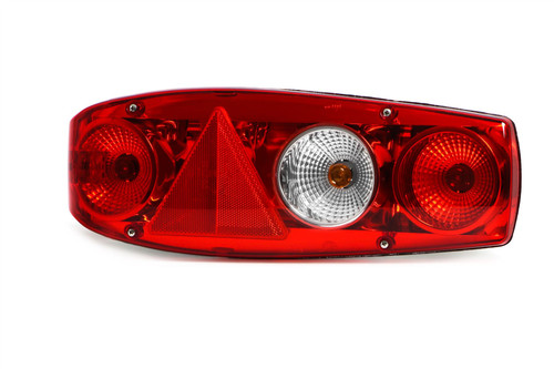 Rear light left caravan triangular reflector with fog Hella Caraluna II Trailer