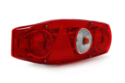 Rear light left caravan triangular reflector with fog Hella Caraluna II Trailer