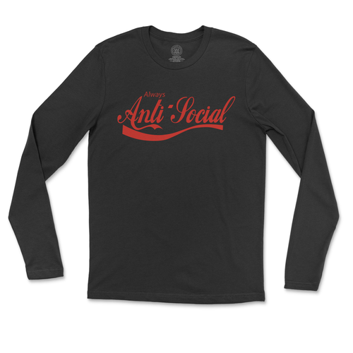 Antisocial Men t-shirt with long sleeves