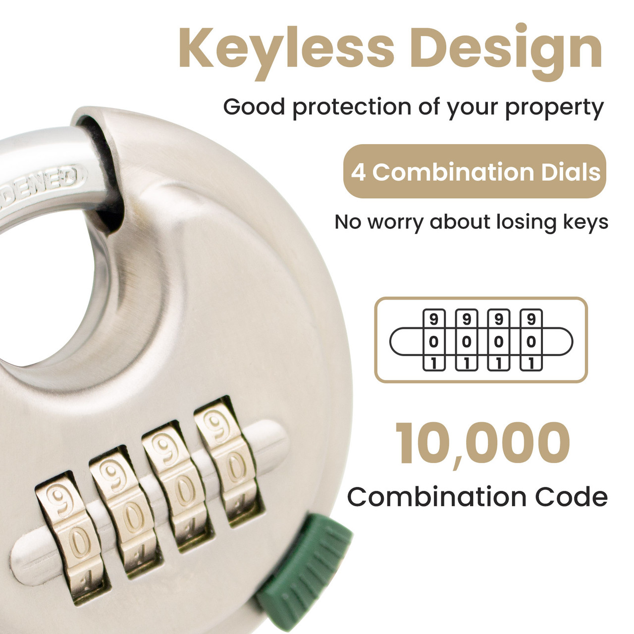 2-3/4” Discus Security Lock