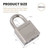 Unity 100% Stainless Steel Keyed Alike Marine Lock, Sea Lock, Weather Proof, Anti-Pick (40mm)