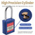 Unity Nylon safety lockout padlock with hardened steel shackle1-1/2"(40mm) , Keyed Alike - Blue