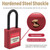 Unity Insulated Nylon safety lockout padlock 1-1/2"(40mm), Keyed Alike - Red
