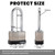 unity Same keyed Laminated Steel Padlock 1-3/4"(45mm) Long Shackle, High Security, High Precision Padlock