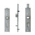 2-Bolt Cylinder Lock Latch with Padlock Hole, 100% Stainless Steel, Indoor Flat Door type，Universal Fit for Most Self-Storages (24pcs)
