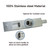 2-Bolt Cylinder Lock Latch with Padlock Hole, 100% Stainless Steel, Indoor Flat Door type，Universal Fit for Most Self-Storages (24pcs)