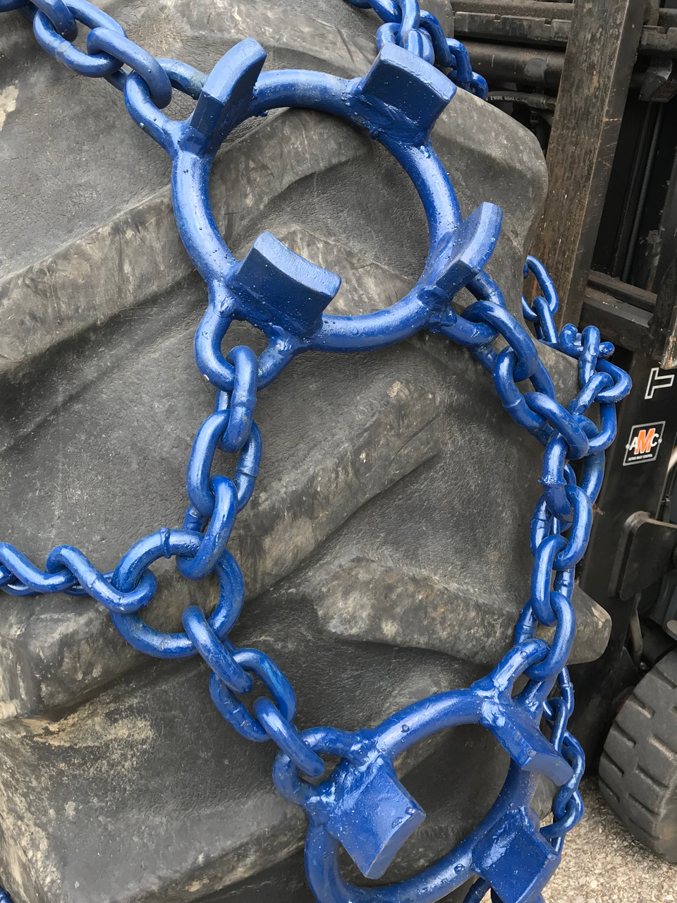 18.4x34 5/8 Big Ring Skidder Chains Boron Alloy 10B21 Steel