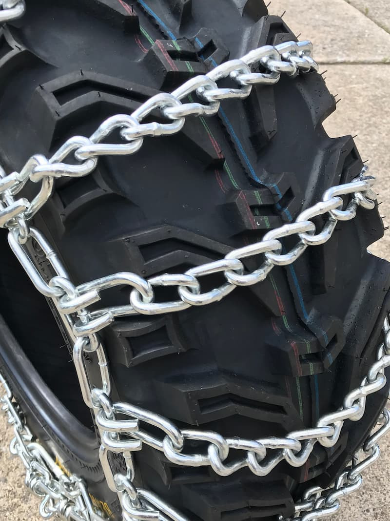 The ROP Shop Pair of 2 Link Tire Chains 22x8x10 for Suzuki & Arctic Cat ATV, UTV & Quad Bike The ROP Shop Pair of 2 Link Tire Chains 22x8x10 for Suzuki & Arctic Cat ATV, UTV & Quad Bike