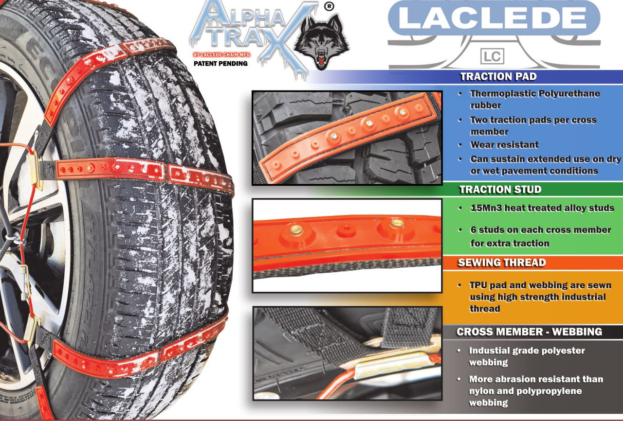 245/60R18 Tire Chains Alpha Trax