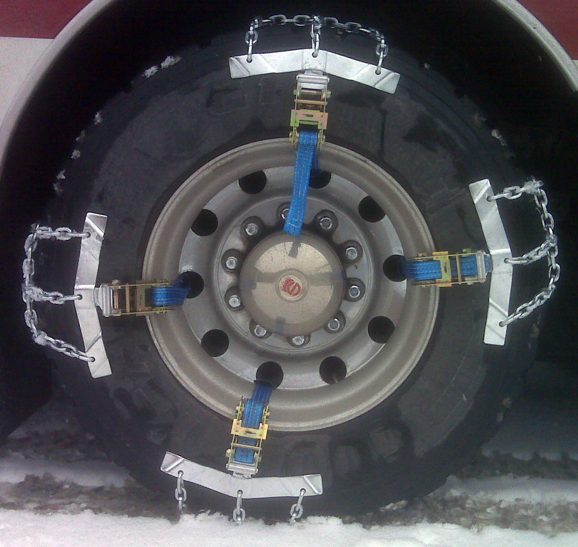 Commercial Truck (Size A) Ratchet Strap On Chain Tire Chains