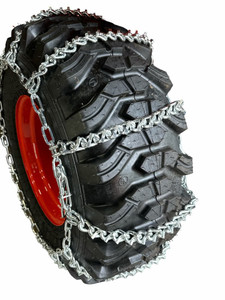 Compatible with Kioti RX7320 Powershuttle Cab R4 Rear 18.4-24 V-BAR Tire Chains