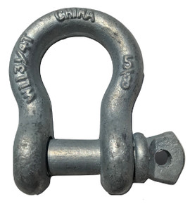 5/8" Screw Pin Anchor Shackle - Steel - 3.25 Ton package of 6