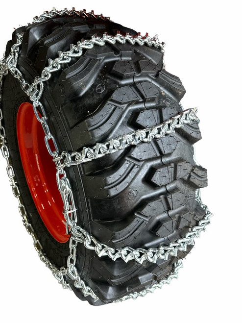 Compatible with Mahindra mPOWER 85  R4 Front 12.5 / 80x18 V-BAR Tire Chains