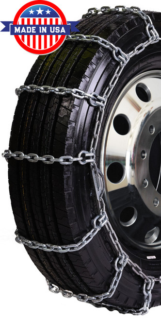 245/75 17.5 Truck SUV Cable Tire Chains Set of 2 TireChain.com 245/75R17.5 