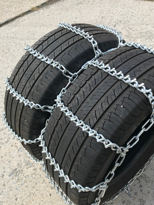 245/70R19.5 Dual V-Bar Tire Chains, priced per pair