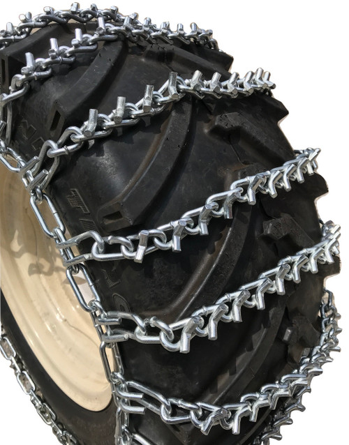 Compatible with Kioti DK4510 AG R1 Front 8.0-16 V-BAR Tire Chains Compatible with Kioti DK4510 AG R1 Front 8.0-16 V-BAR Tire Chains