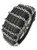 10B21 Boron Alloy Two-Link 7.0 mm Square Forklift Tire Chains