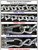 13x6.50-6 Heavy Duty V-BAR Tire Chains Set of 2