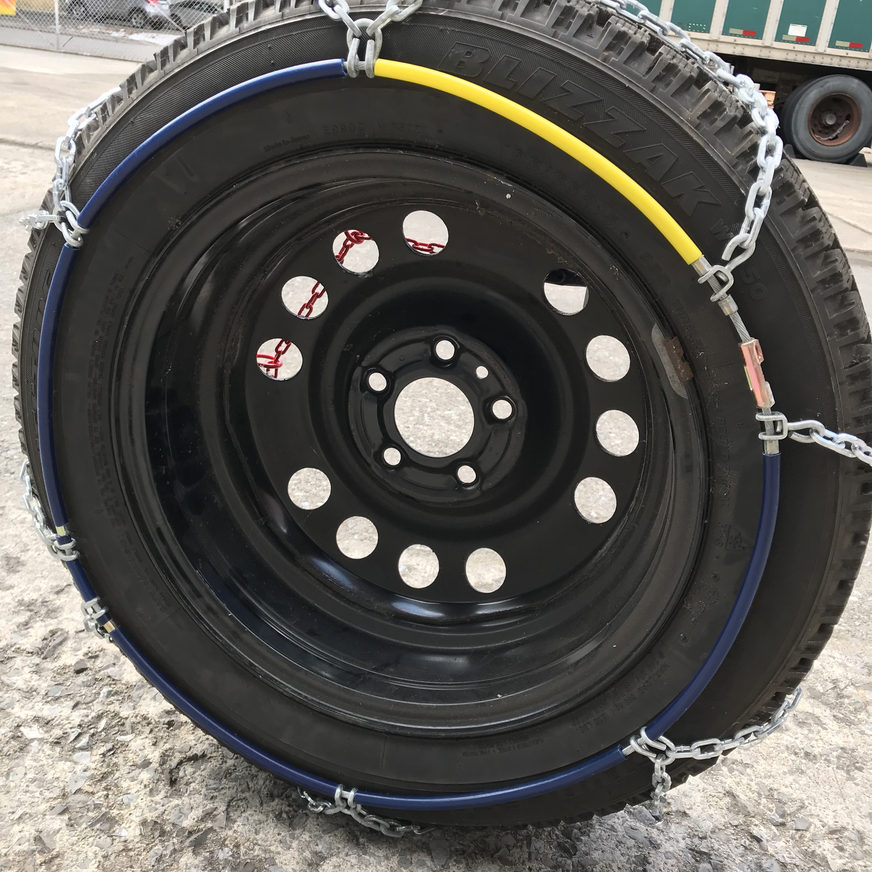 185-60-15 Tire Chains Diamond Ultra Low Profile TUV