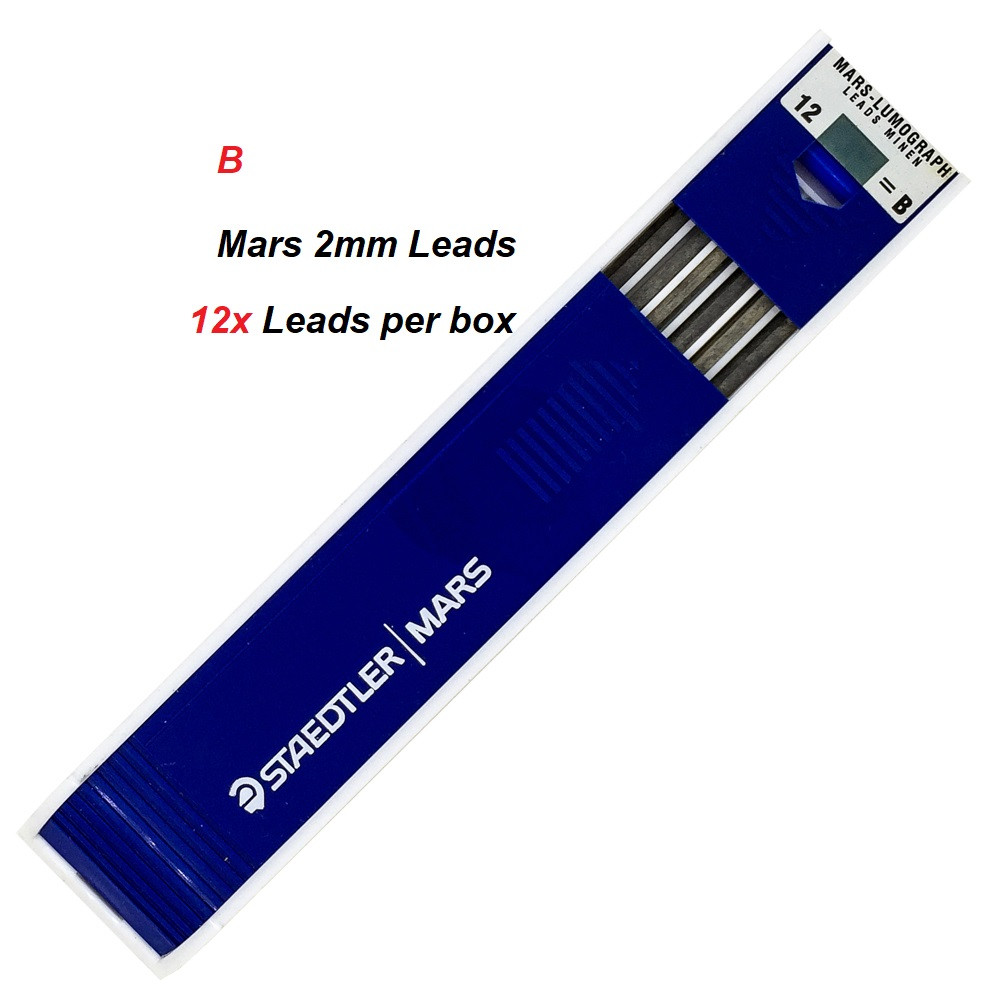 Staedtler 2mm Lead Refills STAEDTLER 2mm Lead Holder Mars Technico