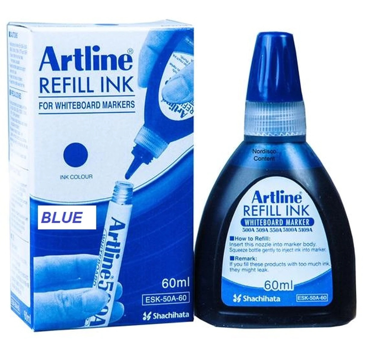 |ARTLINE 60ml WHTIEBOARD Ink BLUE PENSWORLD